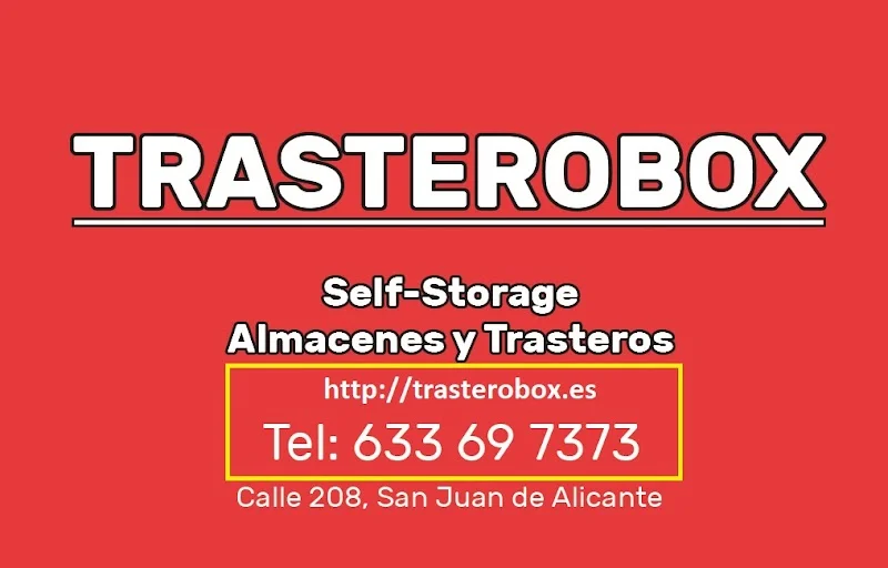 TRASTEROBOX Sant Joan d'Alacant en Calle 208 Nave TRASTEROBOX, 03550 Sant Joan d'Alacant, Alicante, España - Imagen 1