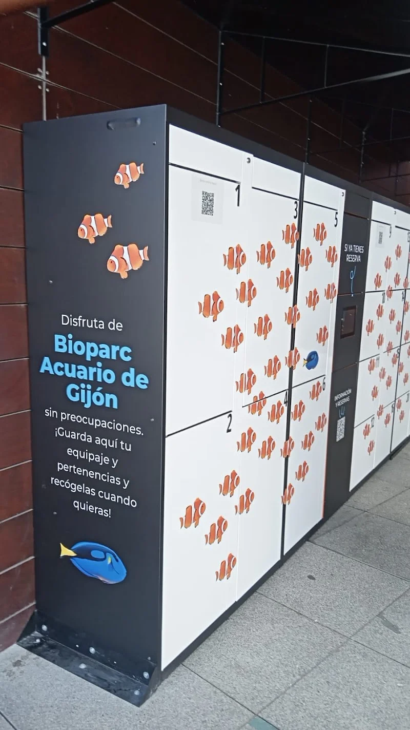 Consignas de equipaje 24h Bioparc | Locker4Rent Gijón en Playa de Pte., Gijon-Oeste, 33206 Gijón, Asturias, España - Imagen 4