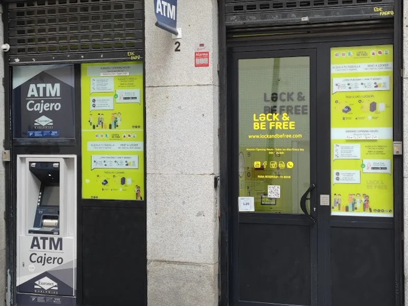 Consigna 24H Plaza España - Lock and Be Free en C. de la Flor Alta, 2, Centro, 28004 Madrid, España - Imagen 2