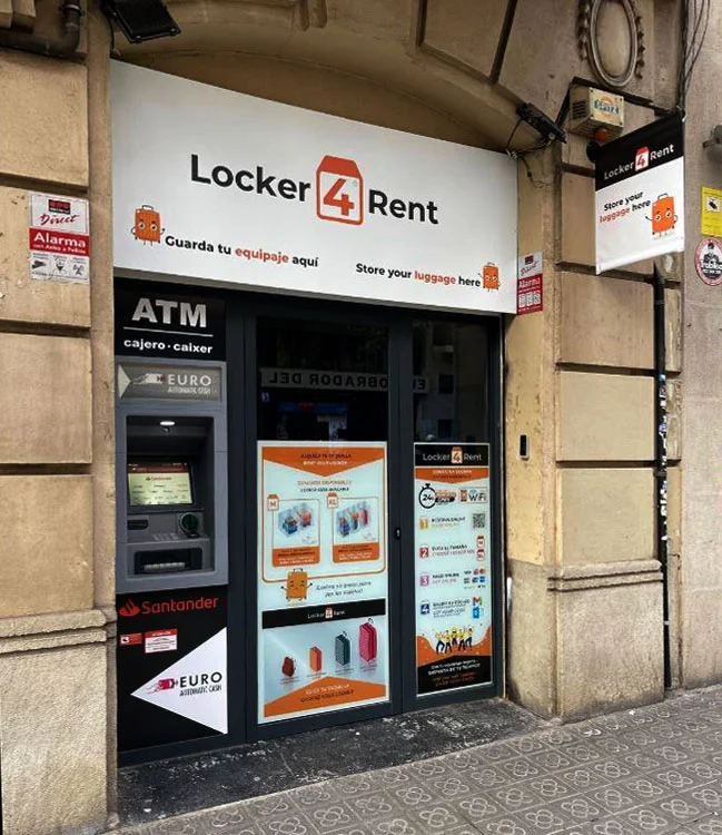 Locker4Rent en Carrer del Comte d'Urgell, 45, Eixample, 08011 Barcelona, España - Imagen 1
